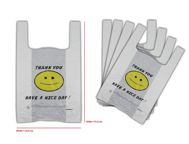 1.000 Trage Taschen Plastiktüten Tüte Hemdentasche 32x51cm NEU nur 0,04 Euro