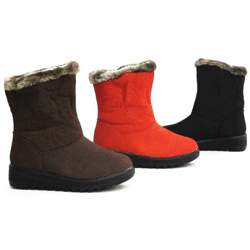 Damen Herbst Winter Frühjahr Fell Schuhe