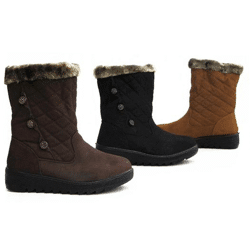 Damen Herbst Winter Frühjahr Fell Schuhe