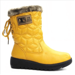 Damen Herbst Winter Frühjahr Fell Schuhe