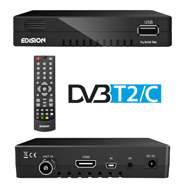 EDISION PROGRESSIV hybrid lite HD Kabel Receiver DVB-T/T2 DVB-C