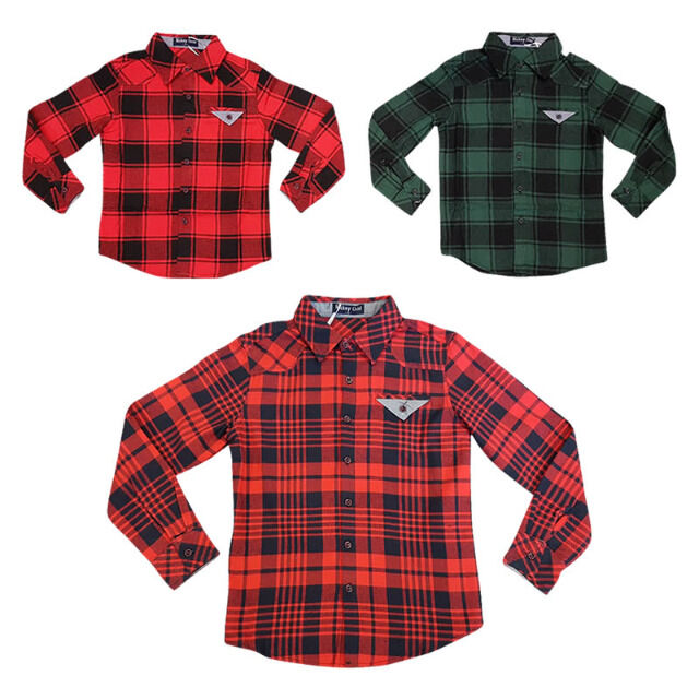 Kinder Hemden Langarm Oberteile Muster