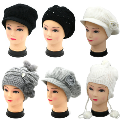 Damen Herbst Winter Mützen im Mix ab 1,59 EUR