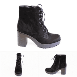 Damen Herbst Winter Stiefeletten Schuhe