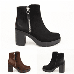 Damen Herbst Winter Stiefeletten Schuhe
