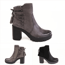 Damen Herbst Winter Stiefeletten Schuhe