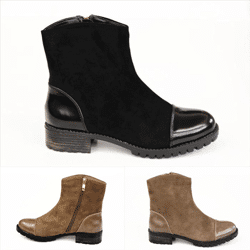 Damen Herbst Winter Stiefeletten Schuhe