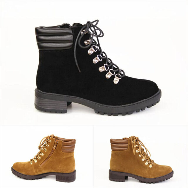 Damen Herbst Winter Stiefeletten Schuhe