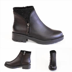 Damen Herbst Winter Stiefeletten Schuhe