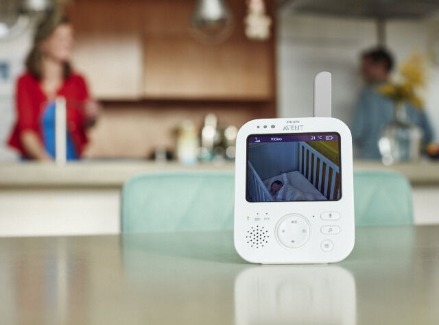 Philips AVENT SCD630/26 Babyphone mit Kamera und Monitor
