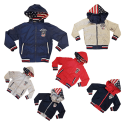 Kinder Jungen Freizeit Sport Wende Jacken