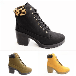 Damen Herbst Winter Stiefeletten Schuhe