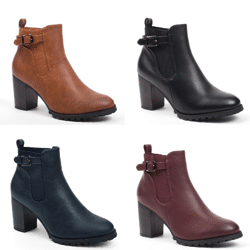 Damen Herbst Winter Stiefeletten Schuhe