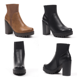 Damen Herbst Winter Stiefeletten Schuh