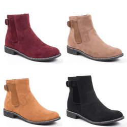 Damen Herbst Winter Stiefeletten Schuhe