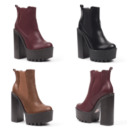 Damen Herbst Winter Stiefeletten Schuhe