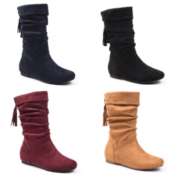 Damen Herbst Winter Stiefeletten Schuhe