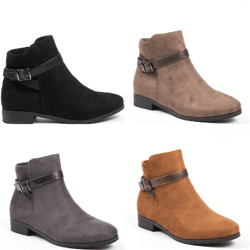 Damen Herbst Winter Stiefeletten Schuhe