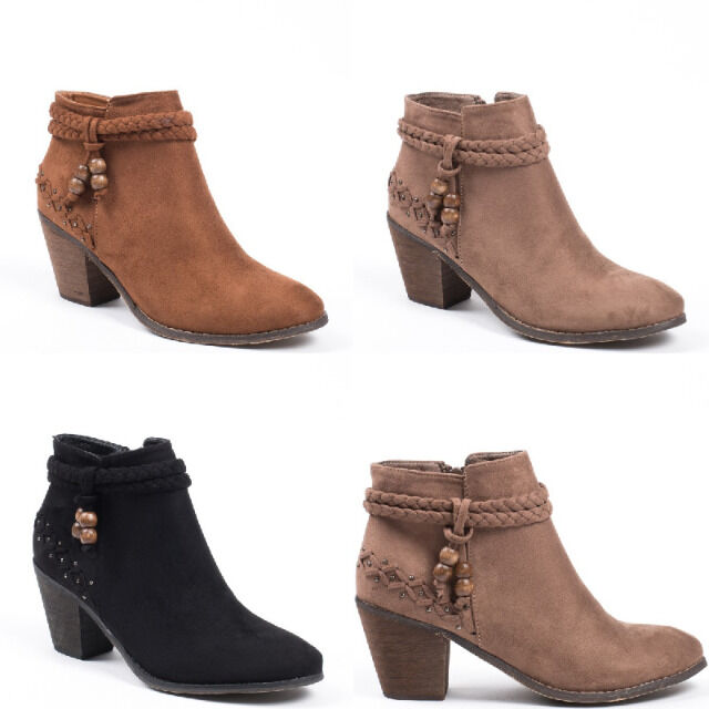 Damen Boots Stiefeletten Schuhe