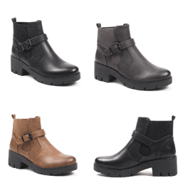 Damen Herbst Winter Stiefeletten Schuhe