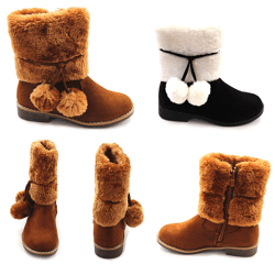 Herbst Winter Fell Stiefel Boots Schuhe Gr. 31-36 je 11,75 EUR