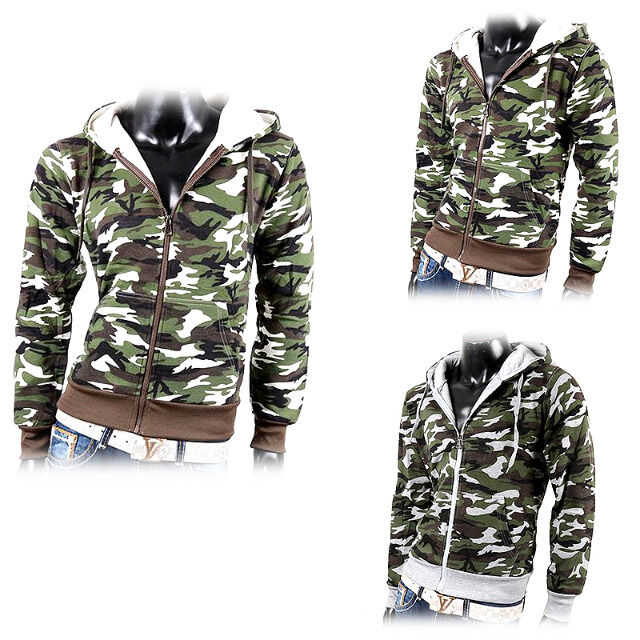 Herren Pullover Langarm Zipper Hoodie Gr. M-XXL je 8,75 EUR