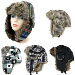 Herren Winter Woll Mützen Fell ab 0,95 EUR