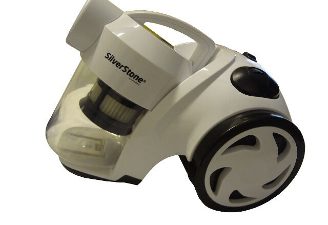 SilverStone Zyklon Staubsauger weiß beutellos mit HEPA Filter 1600W CVC 2200W.26