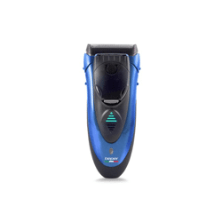 Beper 40.911 electric wet and dry shaver for men men's shaver battery blue