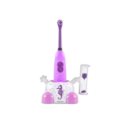 Beper 40.996 elektrische Zahnbürste für Kinder im Seepferdchen Design mit Sanduhr