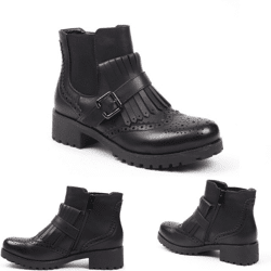 Damen Boots Stiefeletten Schuhe