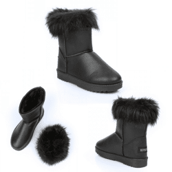 Damen Herbst Winter Stiefel Schnee Boots Schuhe