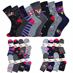 Mädchen Socken Baumwolle Mix Gr. 27-39 für 0,29 EUR