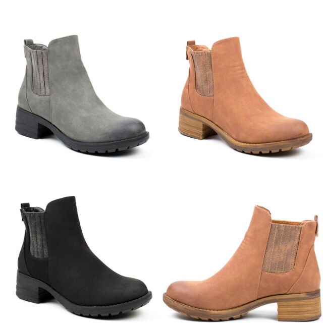 Damen Boots Stiefeletten Schuhe