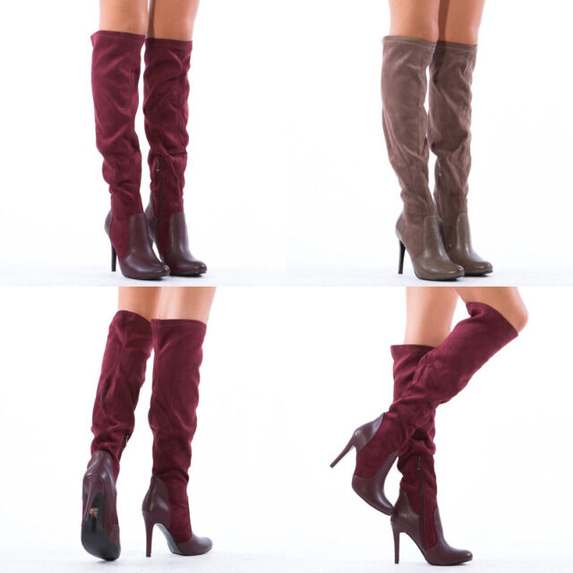 Damen Herbst Winter Stiefel Schuhe