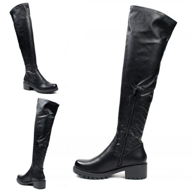 Damen Herbst Winter Stiefel Schuhe