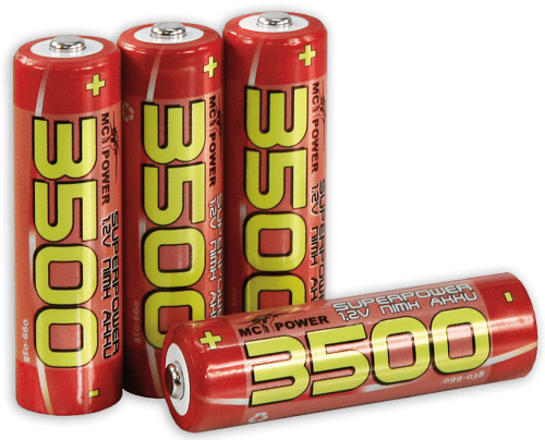 McPower Mignon Akku AA 4er Pack mit 3500 mAh