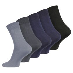 Herren Socken aus 100% Baumwolle in Blautönen