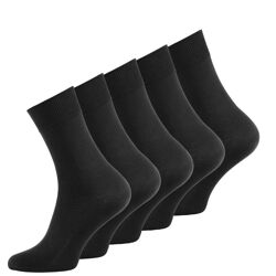 Herren Socken aus 100% Baumwolle in schwarz