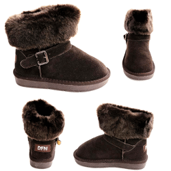 Kinder Herbst Winter Fell Stiefel Boots Gr. 21-25
