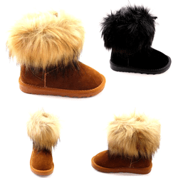 Kids Fall Winter Fur Boots Boots Size 31-35 EUR 11.95 each