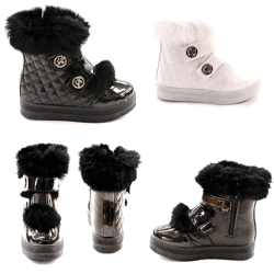 Kids Fall Winter Fur Boots Boots Size 31-36 EUR 14.95 each