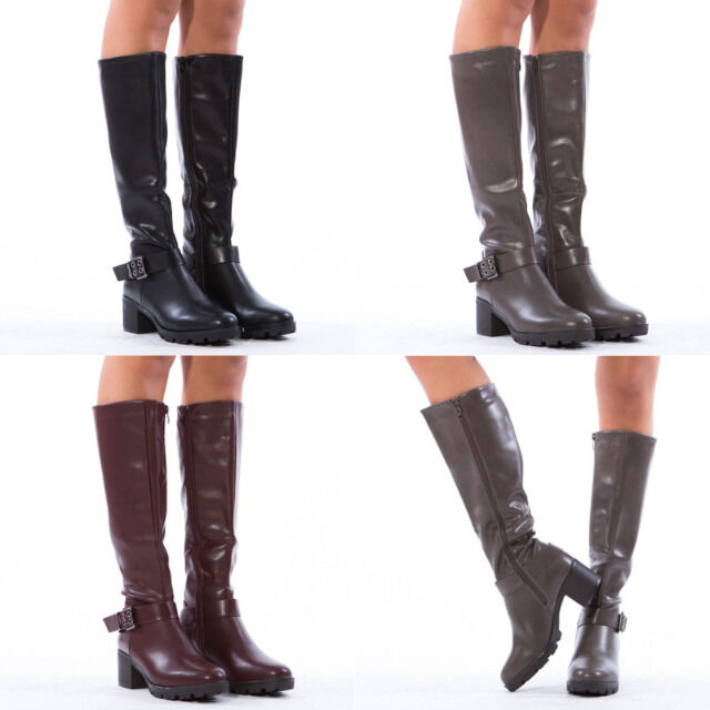 Damen Herbst Winter Stiefel Schuhe 