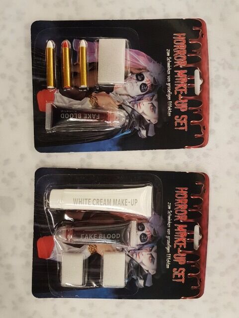 Make-Up Schmink Set im Verkaufs-Display f Halloween, Karneval & Fasching Party