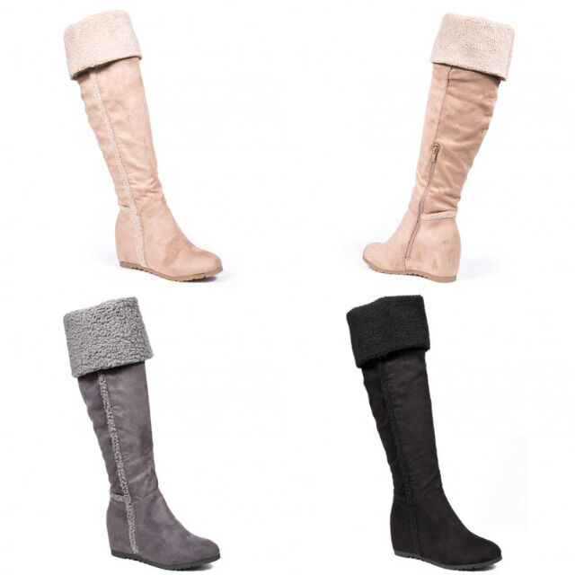 Damen Herbst Winter Stiefel Schuhe