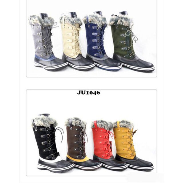 Damen Herbst Winter Stiefel Schnee Boots Schuhe