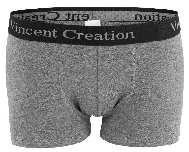 Vincent Creation® Herren Baumwoll-Retroshort in grau