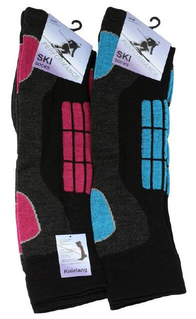 Damen Ski- und Snowboard-Kniestrümpfe PERFORMANCE