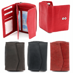 Damen Echt Leder Geldbörsen Portemonnaies je 7,90 EUR