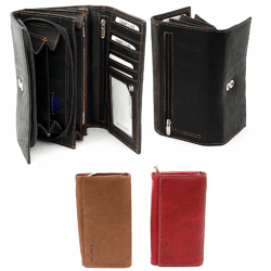 Damen Echt Leder Geldbörsen Portemonnaies je 7,90 EUR